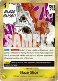 One Piece TCG 500 Years In The Future Blaze Slice #116 PSA 10