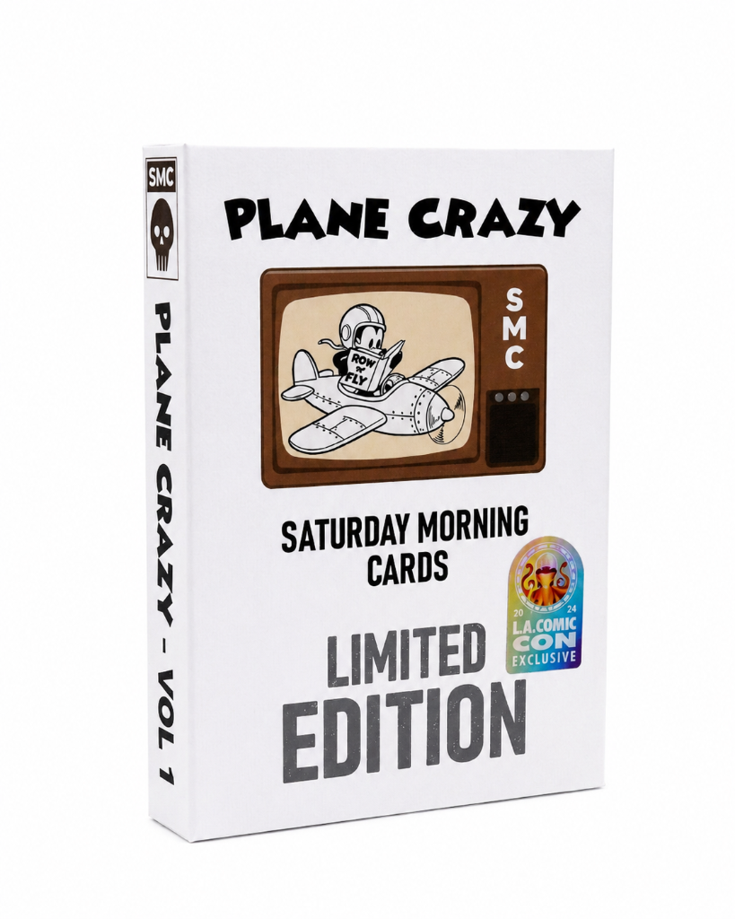 Saturday Morning Cards Plane Crazy Blue LA Comic Con Exclusive Limited Edition Box #3/25