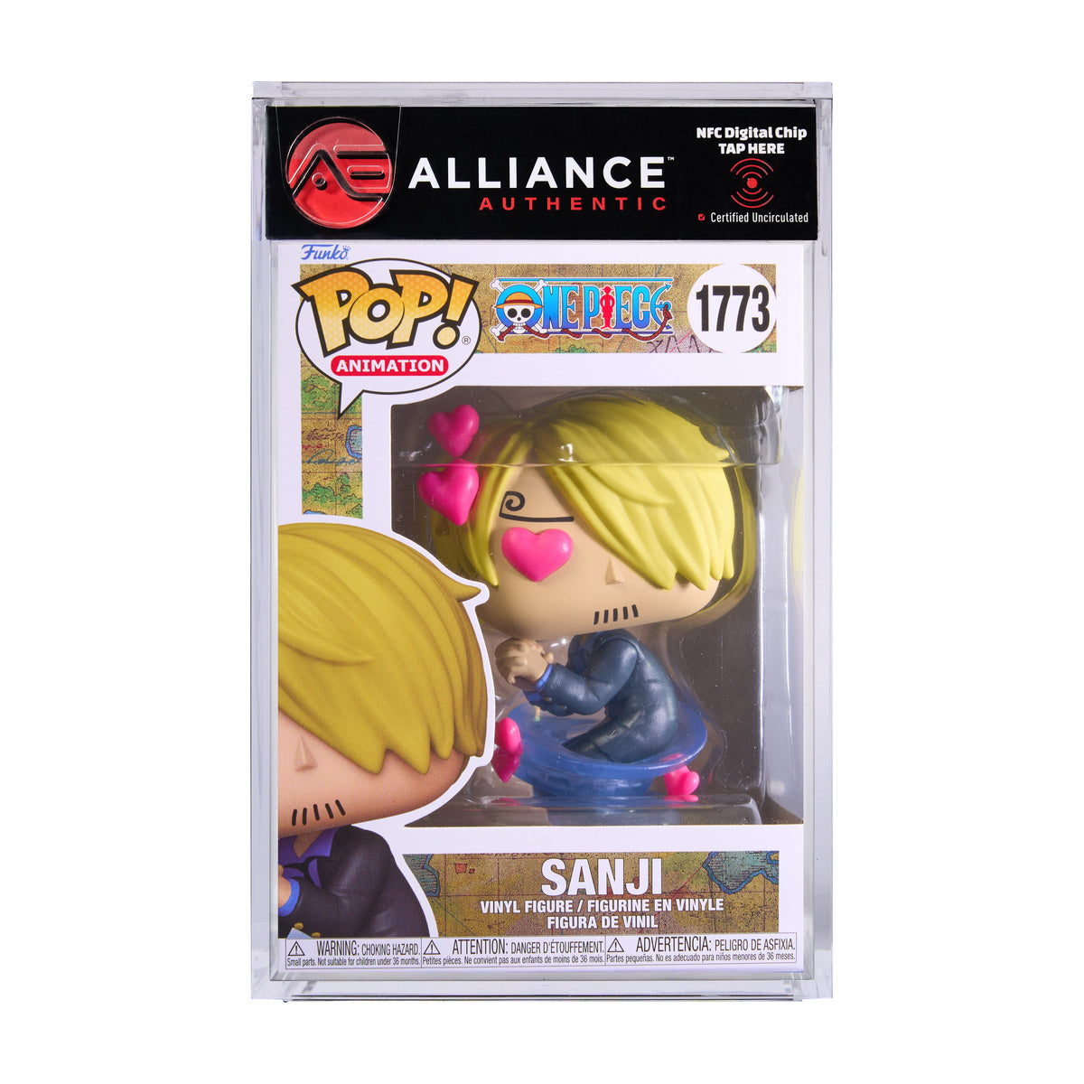 Funko POP! Anime: One Piece - Sanji (Refresh) - Alliance Authentic Encapsulated