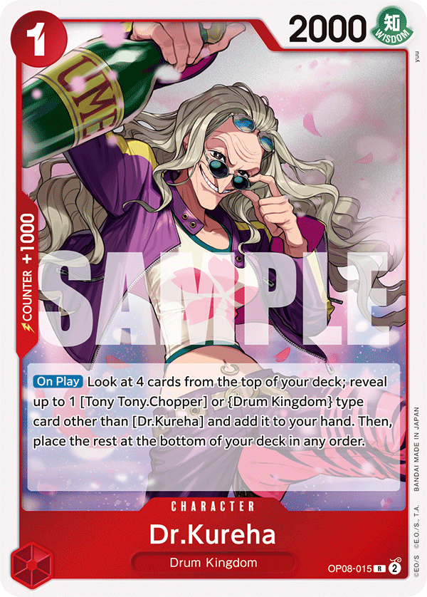 One Piece TCG Two LEgends OP08-015 Dr. Kureha Alternate Art PSA 10