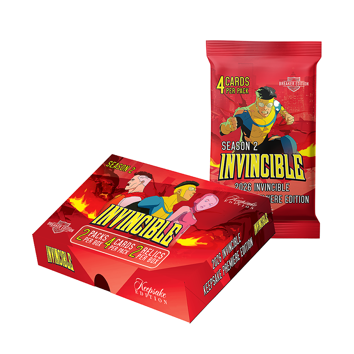 Keepsake Cards Invincible Season 2 Premiere Breaker Edition Box
