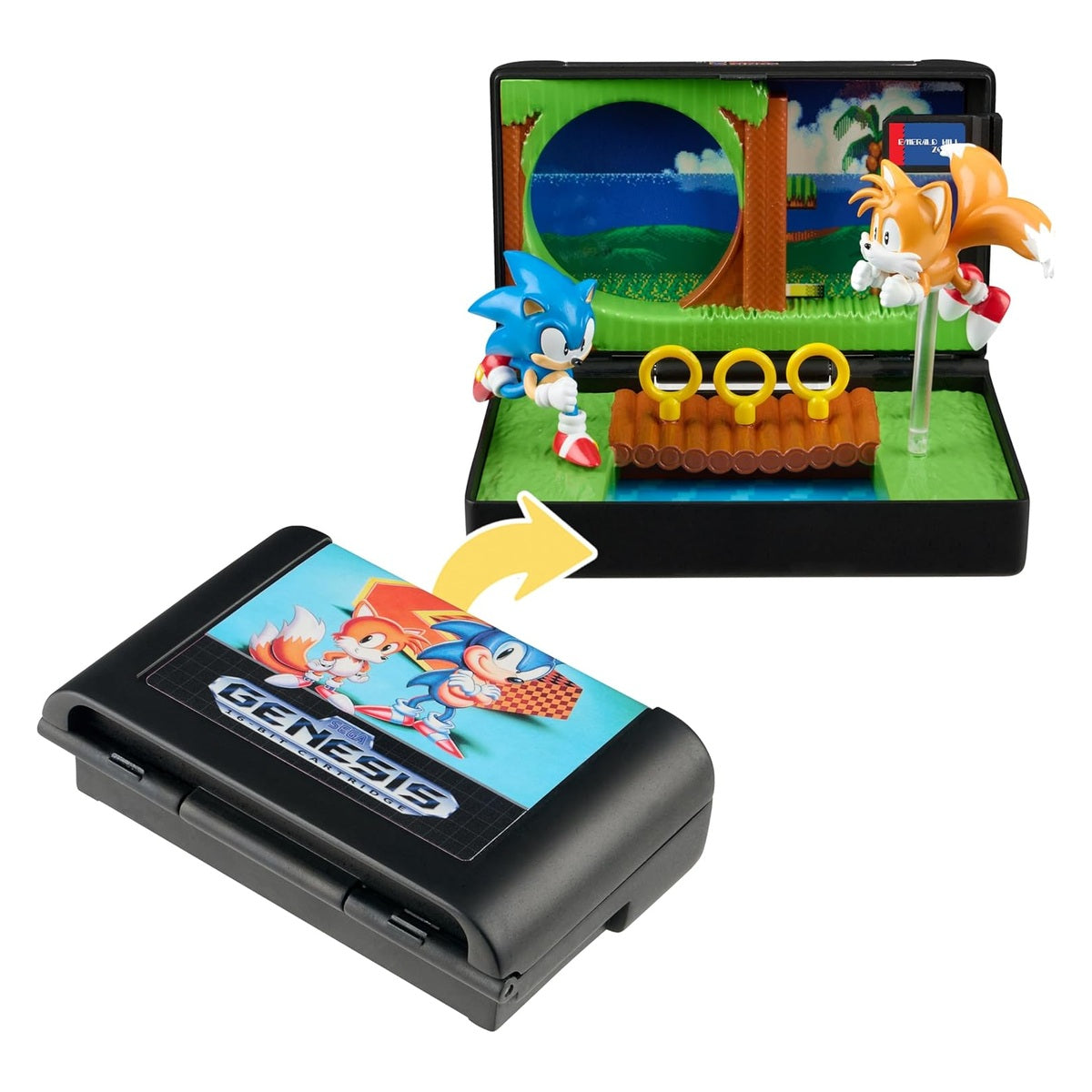 Wilder Toys Sonic the Hedgehog 2 Console Heroes Green Hill Zone (Genesis) Cartridge Diorama