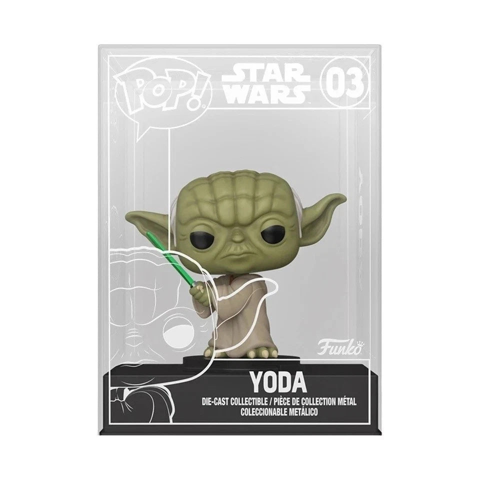 Funko Pop! Die-Cast Star Wars: Yoda With Lightsaber