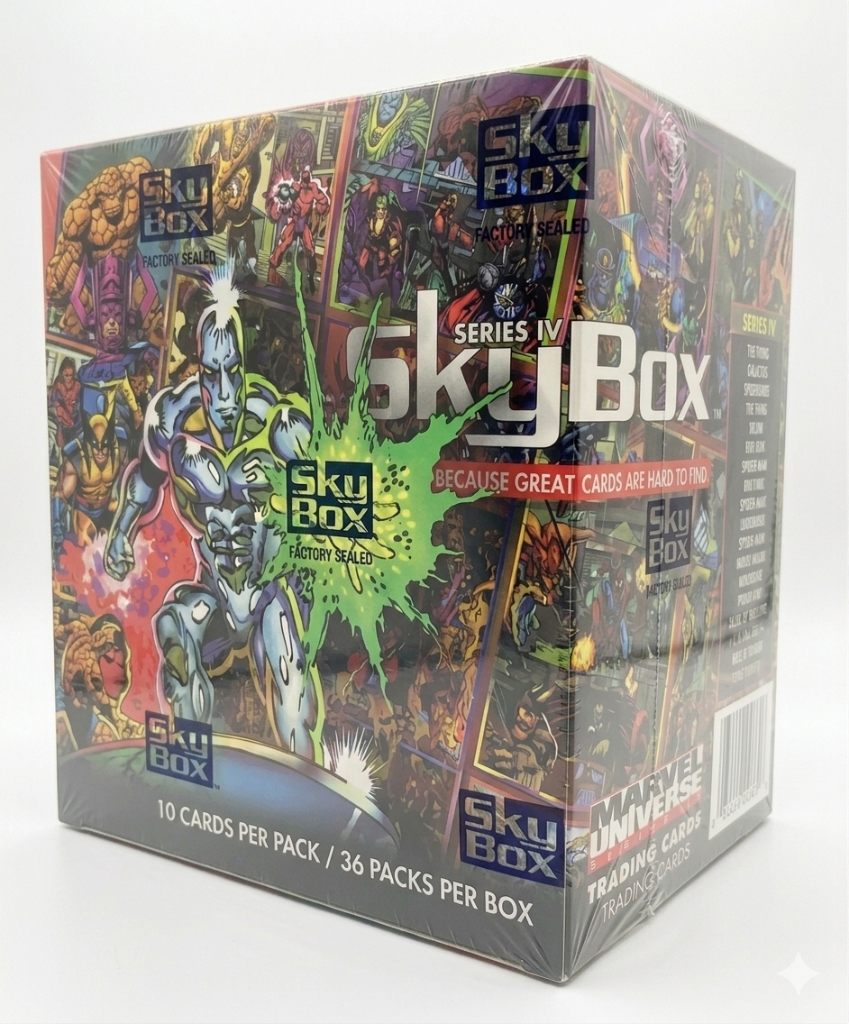 SkyBox 1993 Marvel Universe Series Iv Trading Card Box (Factory Sealed)