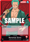 One Piece TCG Roronoa Zoro OP01-001 — Leader Rare PSA 10
