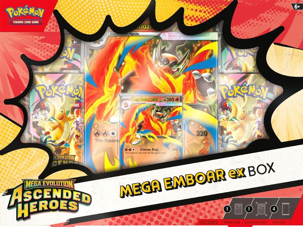 Pokémon TCG Ascended Heroes - Mega Emboar ex Box