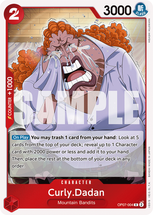 One Piece TCG 500 Years In The Future Curly Dadan #004 PSA 10