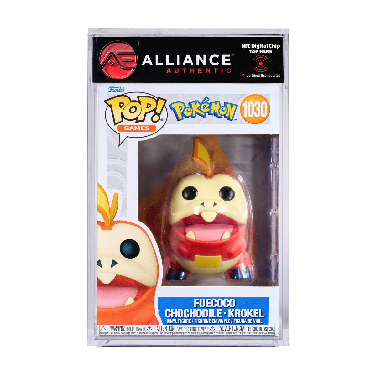 Funko POP! Games: Pokemon - Fuecoco - Alliance Authentic Encapsulated
