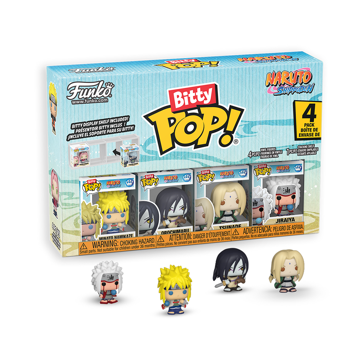 Funko Bitty Pop! - Naruto: Naruto 4-Pack Series 2