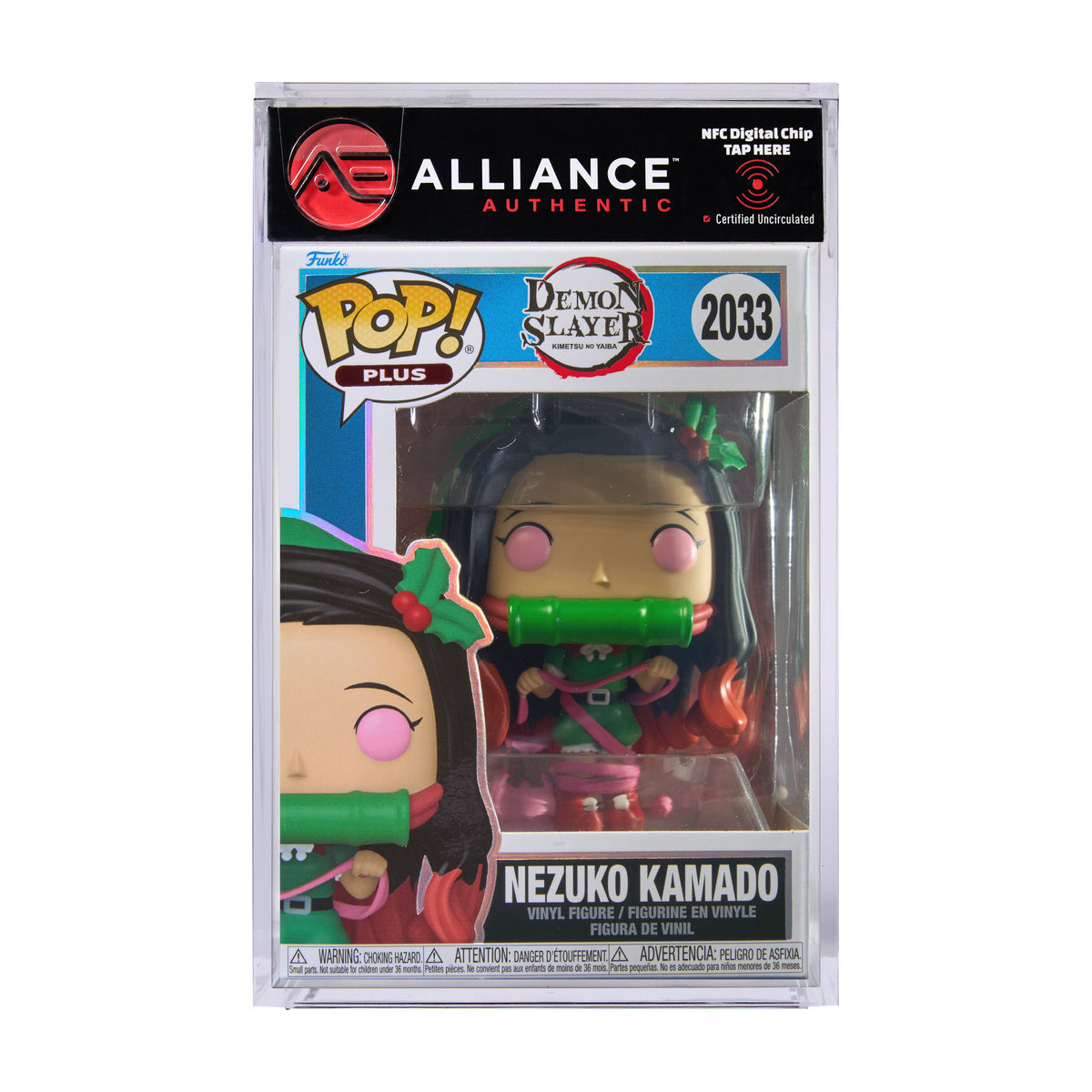 Funko POP! Plus: Demon Slayer - Nezuko (Holiday) - Alliance Authentic Encapsulated