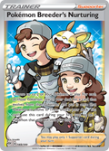 Pokémon 2020 SWSH #188 FA Breeders Nurturing Darkness Ablaze PSA 10