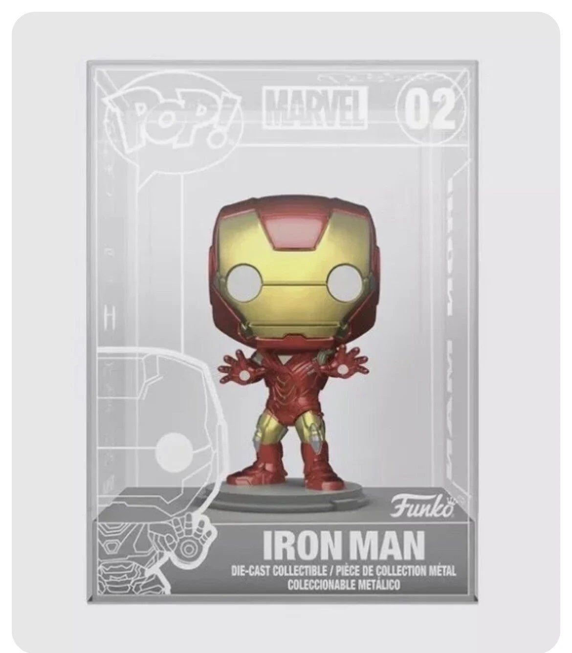 Funko Pop! Vinyl: Marvel Iron Man Die-Cast Exclusive #02