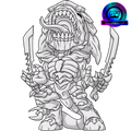 Youtooz Space Marine 2 - Artist Proof Tyranid Warrior #4