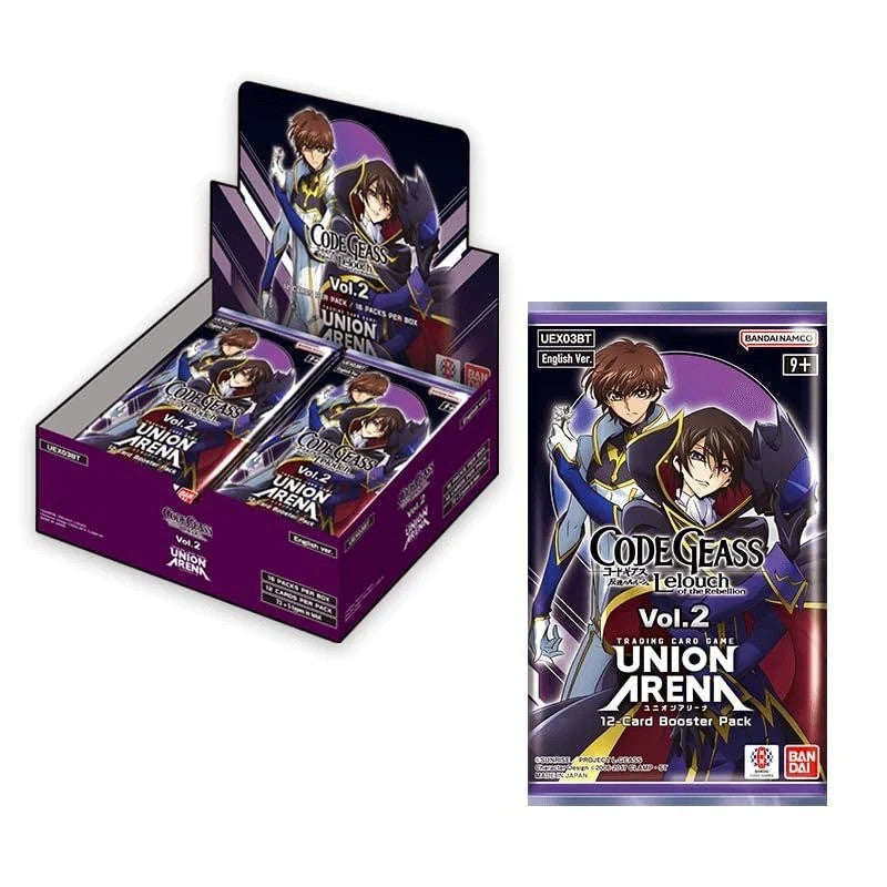 Union Arena TCG Code Geass Vol.2 Booster Box UEX03BT