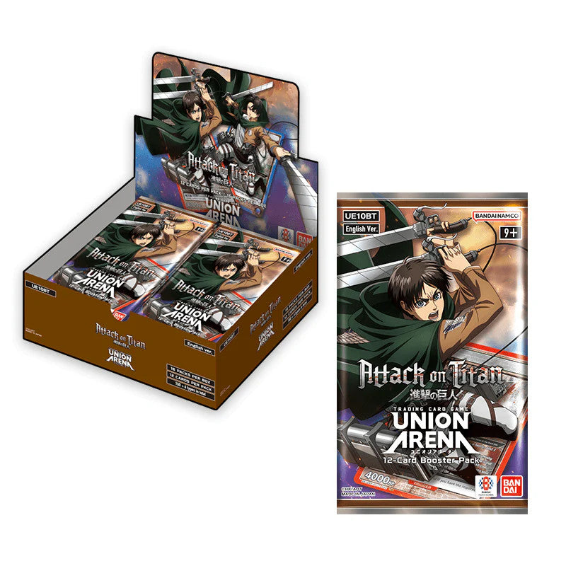 Union Arena TCG Attack on Titan Booster Box UE10BT